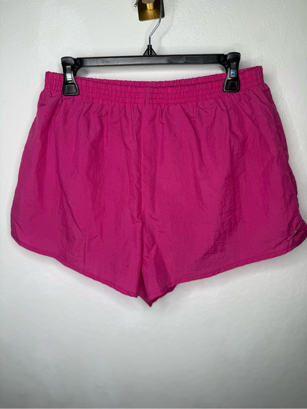 90’s ProSpirit Women's Pink Elastic Waist Pull On Lightweight Shorts Size XL